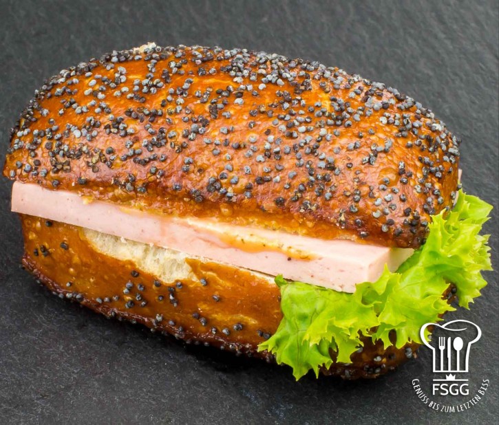 Laugenkonfekt Leberkäse